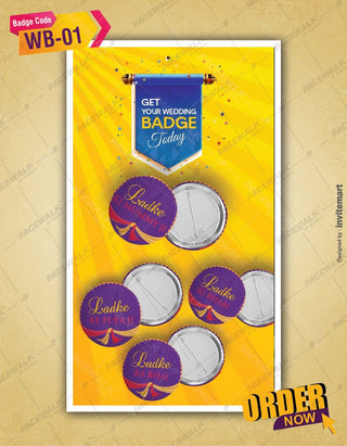 Wedding Badges 