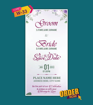 Wedding Invitation Selfie Composition