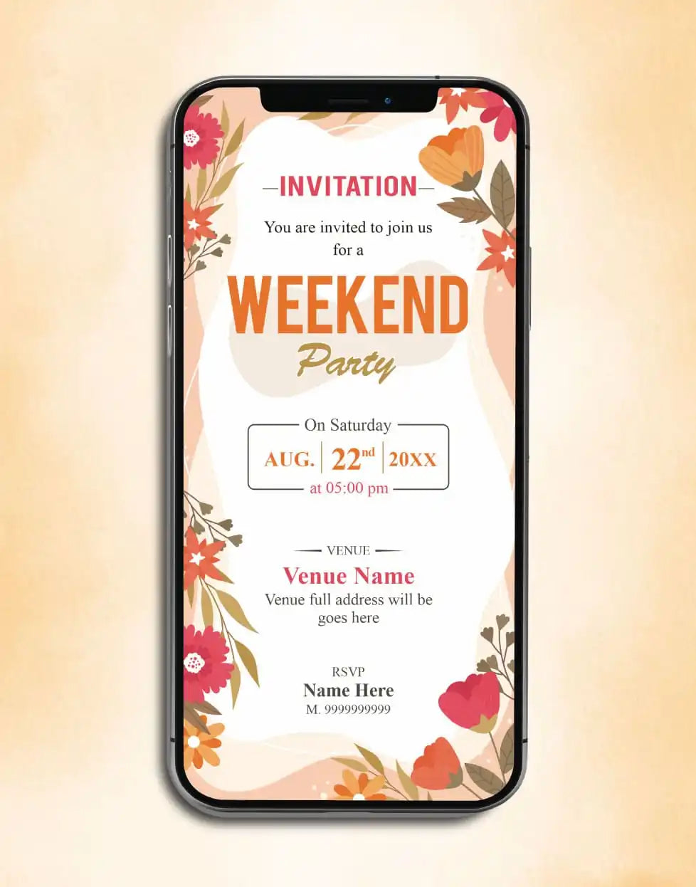 Weekend Party Invitation | IM-2435 – InviteMart