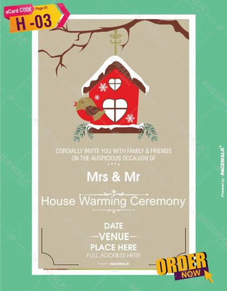 Winter Housewarming Invitation eCard