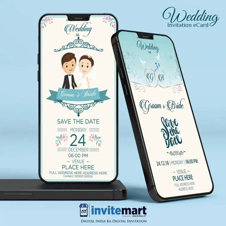 Digital invitation card designed by InviteMart