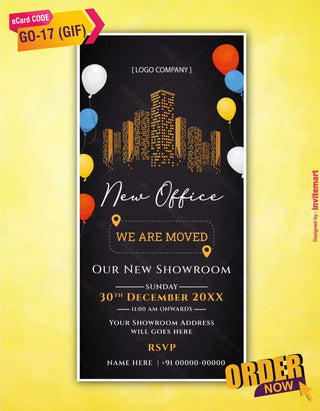 New Office Opening Invitation GIF Card