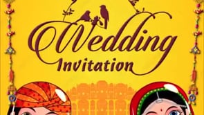 Vertical Rajasthani Traditional Wedding Invitation Video 