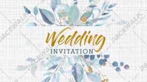 Leaf Wedding Invitation Video