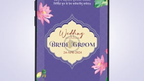 Colorful Wedding Invitation Video