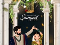 Sangeet Night Invitation Video 