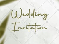 Leaf Theme Wedding Invitation Video