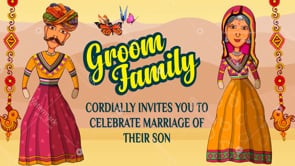 Rajasthani Marwari Wedding Video Invitation