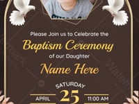 Baptism Video Invitation