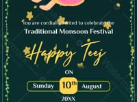 Teej Festival Invitation Video 