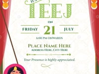 Happy Teej Invitation Video 