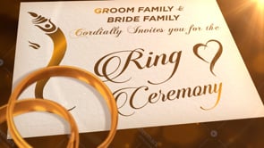 Ring Ceremony Invitation Video Maker 