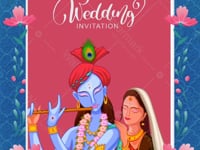 Radha Krishna Wedding Invitation Video 