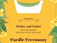 Cradle Ceremony Invitation Video 