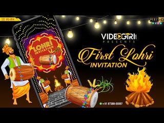 First Lohri Invitation Video for WhatsApp