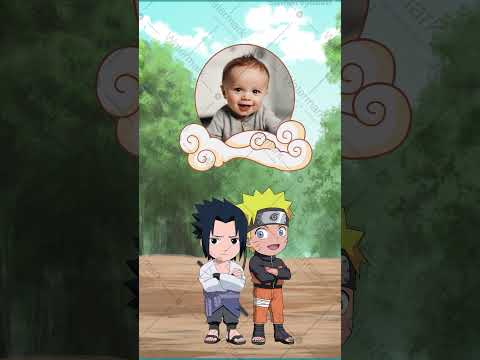 Naruto Theme Birthday Digital Video Invitation