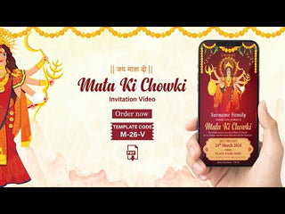 Mata Ki Chowki Invitation Video For Whatsapp 