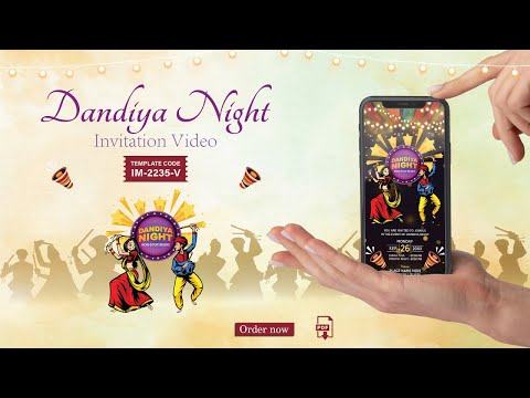 Dandiya Night Invitation 