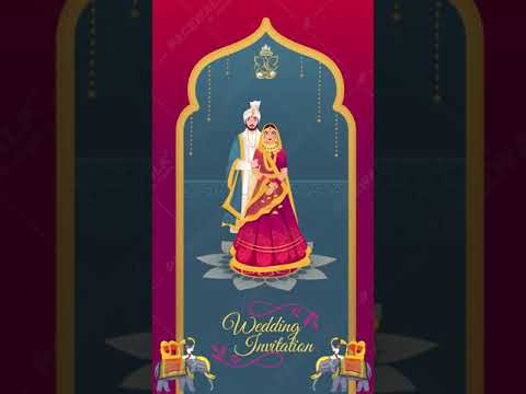Indian Traditional Wedding Invitation Video