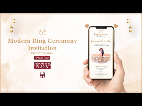 Online Engagement Invitation Video Maker