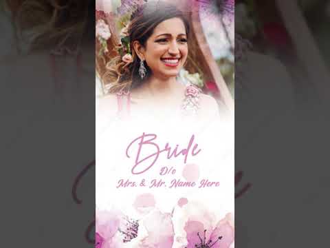 Animated Save The Date Video Invitation