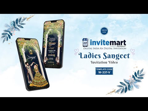 Sangeet Night Invitation Video