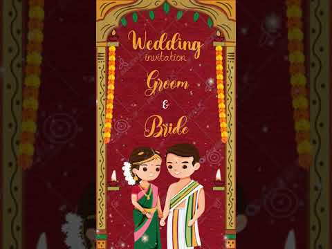 South Indian Wedding Invitation Video