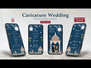 Caricature Wedding Invitation Video