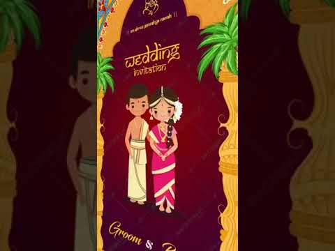 Tamil Wedding Invitation Video 