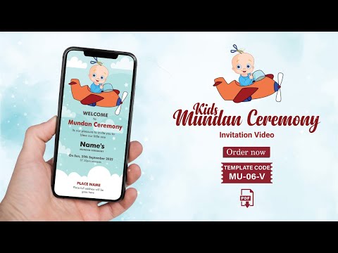 Mundan Invitation Video