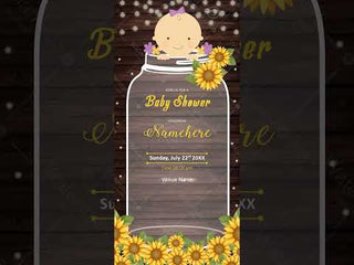 Custom Baby Shower Invitation Video 