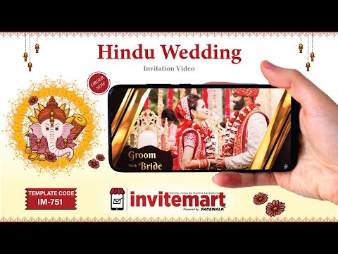 Hindu Wedding Invitation Video Maker Online