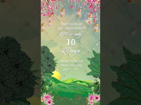 Wedding Countdown Invitation Video