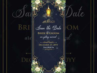 Muslim Wedding Invitation Card Video