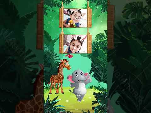 Jungle Theme Birthday Invitation Video