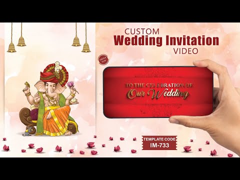Wedding Invitation Video Maker Online
