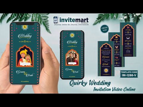 Quirky Indian Wedding Invitation Video