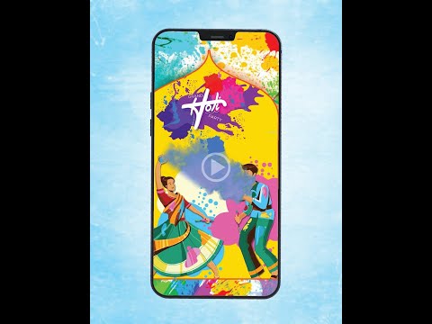 Holi Party Invitation Video |