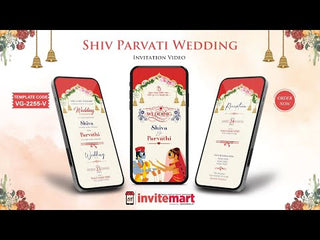 Shiv Parvati Wedding Invitation Video