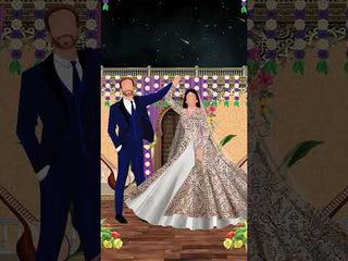 Indian Caricature Wedding Invitation Video
