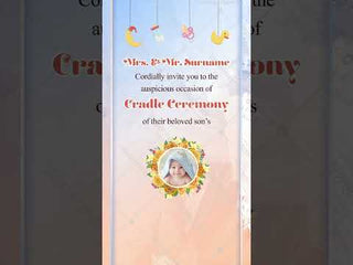 Cradle Ceremony Video Invitation