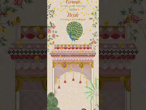 Traditional Indian Wedding Video Invitation 