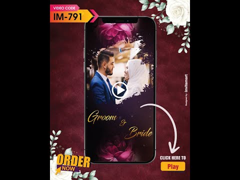 Muslim Wedding Invite Video 