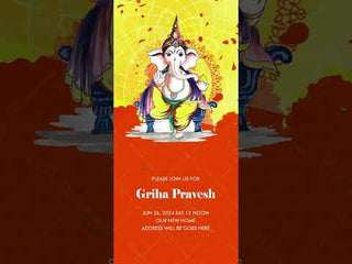 Griha Pravesh Invitation Video