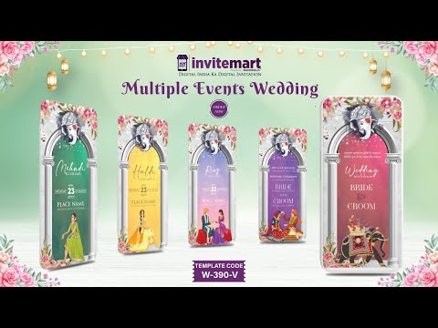 Multiple Function Wedding Invitation Video Maker 