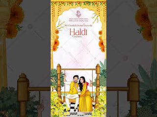 Haldi Function Invitation Video