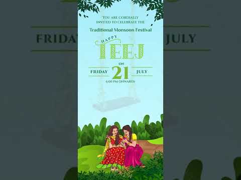 Teej Celebration Invitation Video