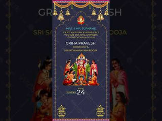 Griha Pravesh & Satyanarayan Puja Invitation Video