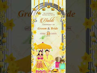 Haldi Invitation Video Online 