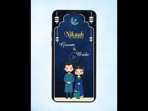 Muslim Wedding Invitation Video 